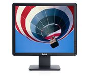 DELL 17" (43.18 cm) VGA Monitor 1280 x 1024 Pixels at 60 Hz, 5 Ms, TN Panel, Brightness 250 cd/m2 (Typical), Anti-Glare, 3H Hard Coating, Interface VGA & Display Port|E1715S-Black