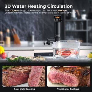 KitchenBoss Sous Vide WiFi Cooker – Precision Immersion Circulator
