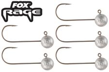 Fox Rage Pike Predator Fishing Micro Jigs with Super Sharp Hook size 2 6g x 5