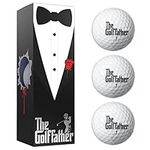 Shanker Golf Balls - The Golf Father Edition - Funny Joke Gift for Dad Golfers - Sleeve of 3 Tournament Golf Balls - Perfect Gag Gift for Fathers Day, Birthdays, Grandpa