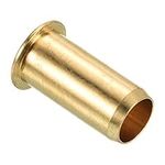 PATIKIL 6mm Tube Brass Compression Fittings, 3 Pack Insert Tube Support Compression Sleeve Fitting