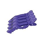 WET BRUSH Wet Clips Hairbrush, Viva Violet, Pack of 4