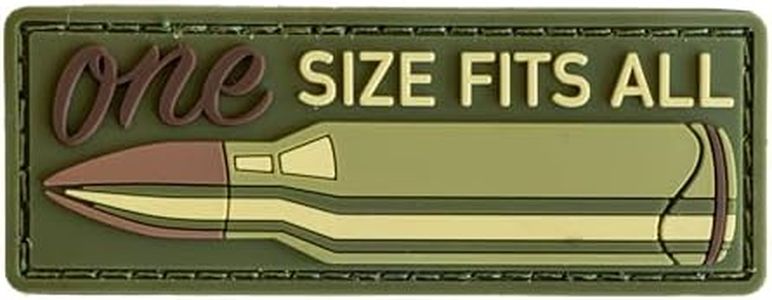 Saspatch One Size Fits All - Tactical PVC Rubber Morale Patch | Hook & Loop Backing