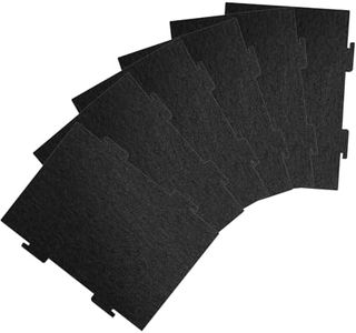 6 Pack Microwave Oven Air Filter Replacement, Activated Charcoal Air Filters Compatible with Whirlpool Over The Range Microwaves YKMLS311, YWML55011, WML75011