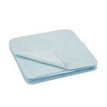 POSHLYF® Applicator Cloth|25 Pcs|Light Blue|14.5x14.5 cm|for Applying Car Coatings (Ceramic/Graphene etc.)|AA Grade South Korean Microfiber Material|Softest and Easiest to Use|for Professional Use