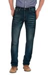 ETHANOL Mens Super Comfy Slim Stretch Knit Jersey Denim Five Pocket Jean, Medium Tint, 34W x 32L