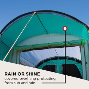 Coleman Oak Canyon 4-Person Tent – Spacious Family Camping Shelter