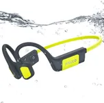 IFECCO Swimming Headphones Underwater - IP68 Waterproof Bone Conduction Headphones Bluetooth 5.4,Open Ear Earbuds with 32GB MP3 Player Memory for Swimming Running Cycling