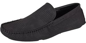 BRAVE SOUL Mens Casual Slip on Loafer Boat Deck Moccasin Driving Shoe Size 9 Black