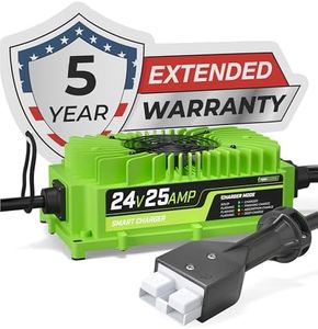 FORM 24 Volt Battery Charger for Forklift, Electric Pallet Jack, Floor Scrubber - 24V 25A