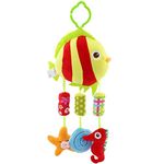 Baby Crib & Stroller Plush Playing Toy Car Hanging Rattles MultiDesgine (Big Fish) (Big Fish)