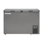 Voltas 295 Litres, 4 star Convertible Double Chest Freezer With Roller Wheels (CVF320DA4-P-PL, Grey)