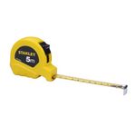 STANLEY STHT36127-812 5 Meter Plastic Short Measuring Tape for Home, DIY, Professional & Industrial Use, YELLOW & BLACK