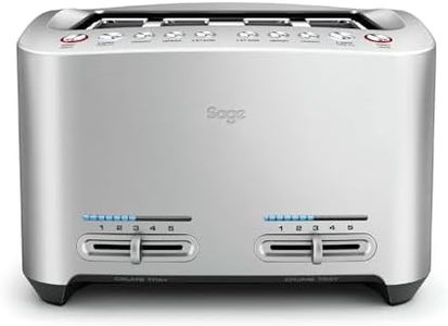 Sage Smart Toast - Tostadora de 4 Rebanadas, Aluminio