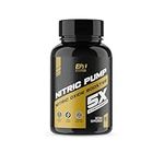 Nitric Pump 5X | #1 Rated Nitric Oxide Booster Supplement | Stim Free Pre Workout for Massive Pumps, Gain Muscle, Increase Blood Flow, Improve Endurance w/L-Citruline, L-Arginine & Beta Alanine