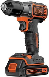 BLACK+DECKER ASD184KB-QW Perceuse visseuse 18V sans fil - Vissage impeccable : Technologie Autoselect ™ - Livrée en coffret avec 2 batteries 1.5Ah, et un chargeur 400mA
