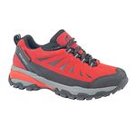 Northwest Territory Ladies Waterproof Hiking/Walking Shoes (Keele Lo Red/Black, 5 UK, numeric_5)