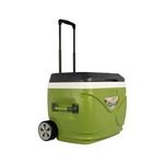 Vango Pinnacle Cool Box Cooler Ice Box | Highly Insulated, Portable, Leakproof, Durable, Ice Rentention, Food Safe - Camping, Fishing, Beach, Festival, Picnic (66L Wheelie)