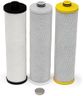 Aquasana Replacement Filter Cartridges for 3-Stage Max Flow Claryum Under Sink Water Filtration System - Filters 99% Of Chlorine - 3 Count - AQ-5300+R