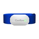 COOSPO Heart Rate Monitor, Bluetooth ANT+ Chest Strap Heart Monitor, HRM Dual HR Monitor Sensor Compatible with IP67, Peloton,Zwift,DDP Yoga,Strava,Wahoo Fitness,Polar Beat for iOS & Android…