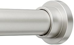 Amazon Basics Adjustable Indoor/Outdoor Tension Curtain Rod - 54" to 90", Nickel