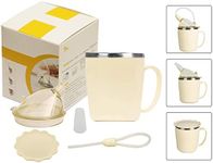 KIKIGOAL Convalescent Feeding Cup, Drinking Cup with Straw for Disabled Patient Maternity Drink Water Porridge Soup, Drinking Aids