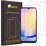 WFTE [2-Pack Screen Protector for Samsung Galaxy A25 5G,Anti-Scratch,High Transparency,Anti-fingerprint,Bubble-Free,Dust-Free Premium Screen Protector Tempered Glass For Samsung Galaxy A25 5G