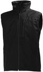 Helly Hansen Men's Crew Vest Waterproof, Windproof, Breathable, 990 Black, Large