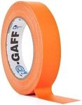 ProTapes/Permacel 24mmx25 yard Fluorescent Gaffer Cloth Tape - Orange