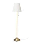 Ikea Brass Floor Lamp, White, Pack of 1