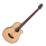 Gear4music ABRB Electro Acoustic Bass Guitar 5 String Round Back