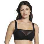 Leonisa Mesh Front Contouring Bras for Women Black