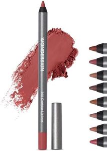 Wonderskin Lip Liner Pencil - 360 Contour Lipliner, Long Lasting, Sharpenable, Waterproof and Transfer-Proof Nude Lip Liner Pencil (Ruby)
