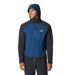 Mountain Hardwear Men's Standard Stretch Ozonic Jacket, Blue Horizon, Small