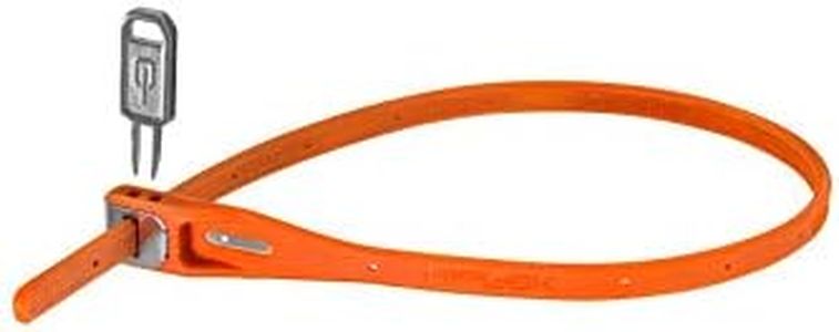 Hiplok B0001103 Z LOK Armoured Security Tie & Bike Lock, Single,Orange