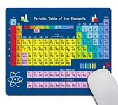 Wasach Gaming Mouse Pad Custom,Periodic Table by Chemistry Elements for Classroom Geek Science Lovers Non-Slip Thick Rubber Large Mousepad