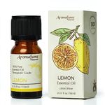 AROMAFUME Lemon Essential Oil - 100% Natural, Therapeutic Grade Essential Oils - Pure, Bright Aromatherapy Oil for Home Diffusers - Gifts for Her - 10ml