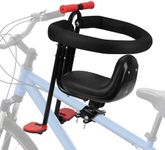Ercabikker Child Bike Seat - Front Mount, Kids Bike Seat for Adult Bike, Baby Bike Seat Front Mounted, Toddler Bike Seat for Children 1~5 Years