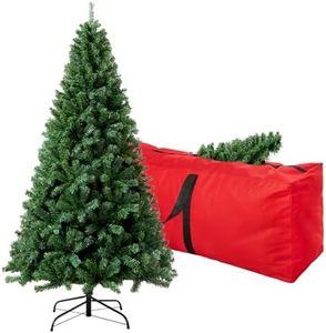 CRSTAFU 4ft Artificial Christmas Tree, Arbol de Navidad with 450 Branch Tips, Premium North Valley Spruce with Fold-Able Base Stand, Xmas Tree for Home, Office, Shop Decoration