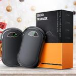 Gelrova Hand Warmers Rechargeable, 2 in1 Magnetic Electric Hand Warmers Reusable, 5000mAh*2Packs, Long Lasting Heating Portable Perfect for Outdoors, Great Gift For Women Men