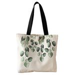 Canvas Tote Bag for Women Girls Kids school Shoulder Bag with zipper Work Beach Lunch Travel and Shopping Grocery Bag