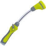 Watering Wand - The Relaxed Gardener 15" Garden Hose Nozzle Sprayer 8 Adjustable Spray Patterns and Thumb Control Shut Off Valve