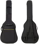 41 Inch Padded Acoustic Guitar Backpack Water-Resistant Thick Gig Bag Soft Cover Black Electric Guitar Gear Bag Kids Guitar Travel Case Dual Adjustable Shoulder Strap Bag with Zipper