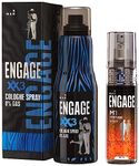 Engage M1 Perfume Spray For Men, 120ml & XX3 Cologne Spray For Men, 135ml