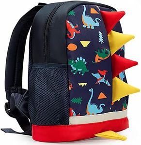 LESNIC Kids Dinosaur Backpack with Leash, Buckles in the Front, CPC Certified Medium Rucksack for Kids Boys & Girl, Dinosaur Rucksack Toddler Kids Bag 25 10 30.3cm/10 4 12in