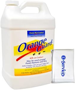 Orange Guard Natural Organic Home Pest Control, Bug Repellent and Killer for Ants, Roaches, Fleas, Citrus Water Based Indoor and Outdoor Bug Spray Solution, with a NOIS Wallet Tissue Pack, 1 Gallon