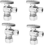 GUOFIS 4 Pack Angle Stop Valve,1/4 