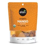 Elan Organic Dried Mango Slices, 125g, Sulphite-free, No Sugar Added, Non-GMO, Vegan, Gluten-Free, Kosher, Healthy Dried Fruit Snacks