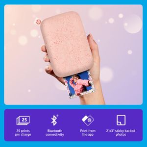 HP Sprocket Portable Photo Printer – Blush Pink