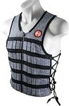 Hyperwear Hyper Vest PRO Unisex 10-Pound Adjustable Weighted Vest for Fitness Workouts, Large, Grey